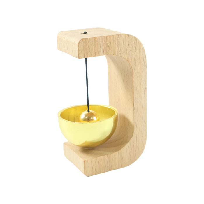 Megnetic Zen Bell for Meditation with Wooden Stand (1 Pc) by Your Brand