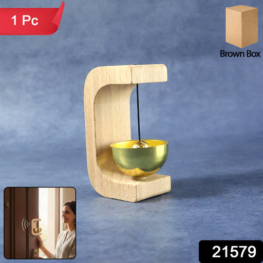 Megnetic Zen Bell for Meditation with Wooden Stand (1 Pc) by Your Brand
