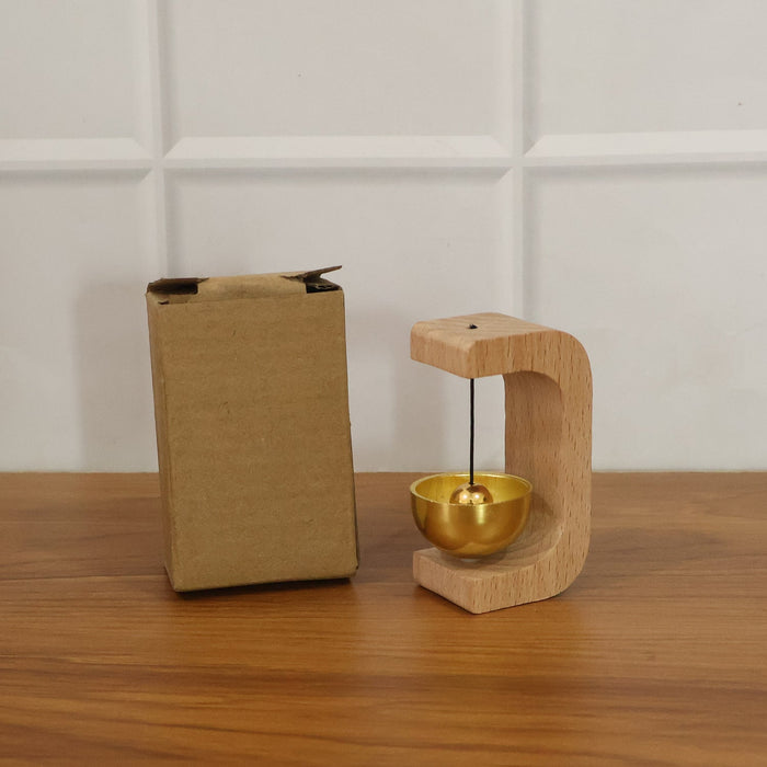 Megnetic Zen Bell for Meditation with Wooden Stand (1 Pc) by Your Brand