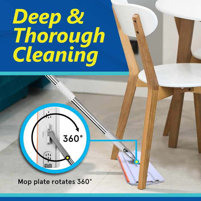 Small Size Multipurpose Flat Mop Cleaning Bucket Set by Your Brand