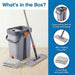 Small Size Multipurpose Flat Mop Cleaning Bucket Set by Your Brand