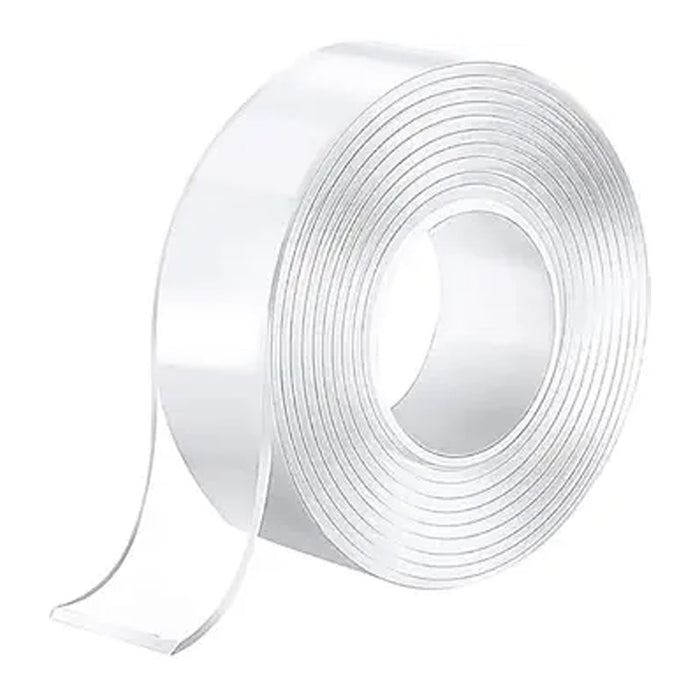 Heavy Duty Transparent Double Sided Nano Adhesive Tape 70x25mm 1 Pc by Your Brand
