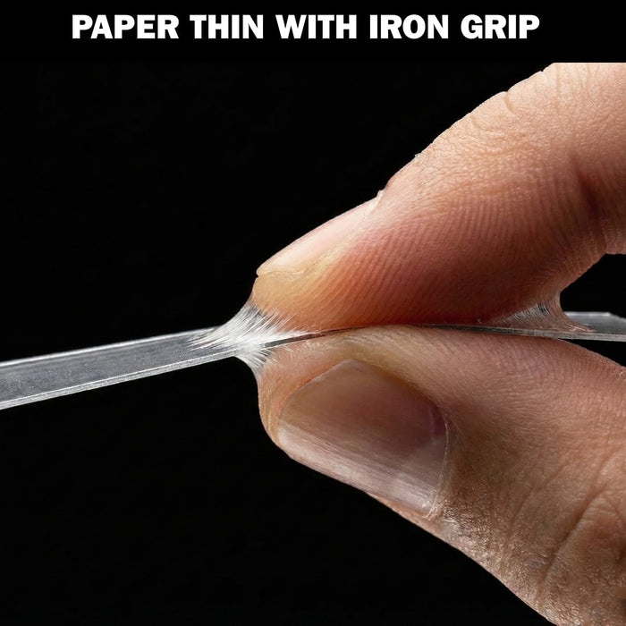 Heavy Duty Transparent Double Sided Nano Adhesive Tape 70x25mm 1 Pc by Your Brand
