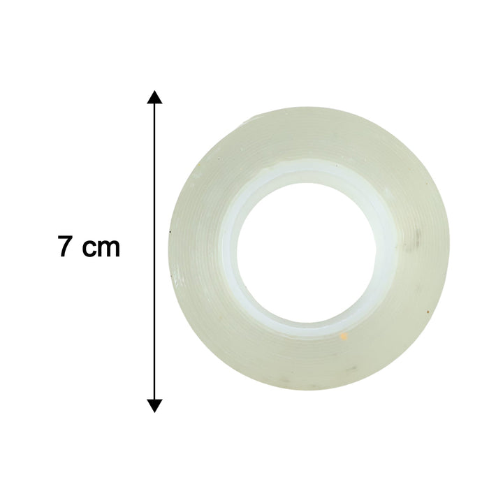 Heavy Duty Transparent Double Sided Nano Adhesive Tape 70x25mm 1 Pc by Your Brand