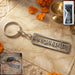 dwarkadhish engraved metal keychain