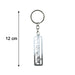 metal krishna engraved keychain