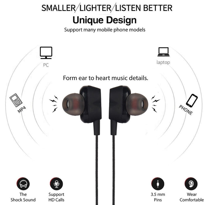 High Bass Stereo Sound Wired In Ear Earphones (1 Pc) by Your Brand