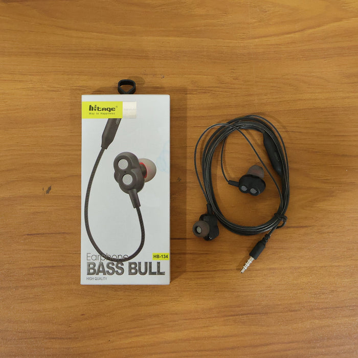 High Bass Stereo Sound Wired In Ear Earphones (1 Pc) by Your Brand