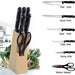 Cutlery knife block set