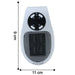 Plug in room heater