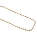 Elegant Gold-Tone Faceted Crystal Beaded Necklace (1 Pc) by Your Brand