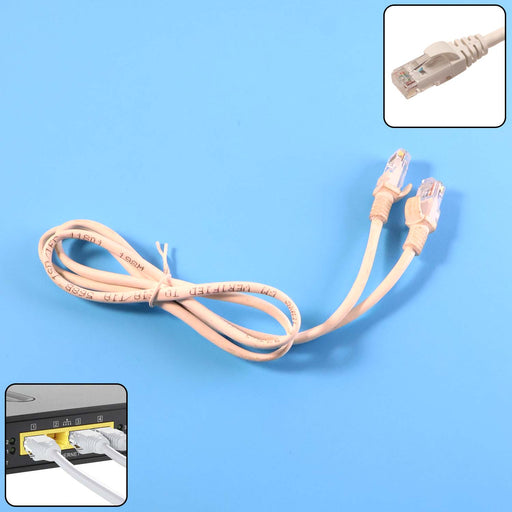 High-Speed 1 Meter Ethernet LAN Cable (1 Pc) by Your Brand