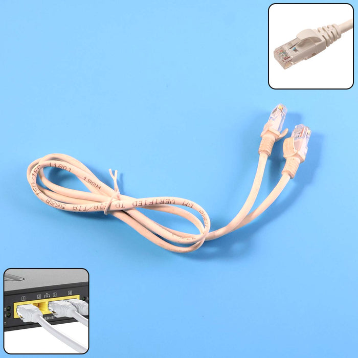 High-Speed 1 Meter Ethernet LAN Cable (1 Pc) by Your Brand