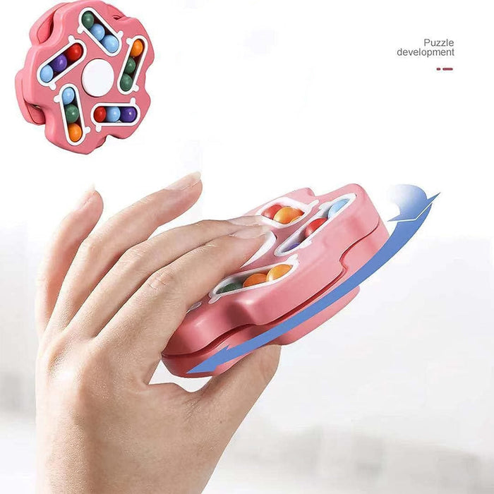 Fidget Magic Cube Spinner Toy – Multi-Track Finger Puzzle by Your Brand