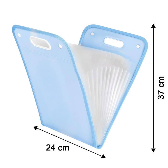 13 Pocket Document File Folder with Handle by Your Brand