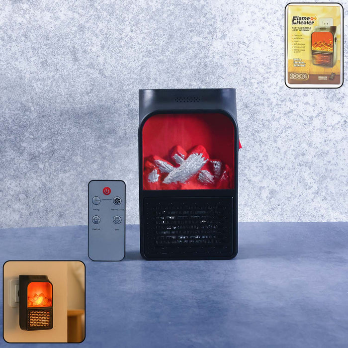 Portable Electric Fireplace lamp LED Flame Heater (1000w / 1 Pc) by Your Brand