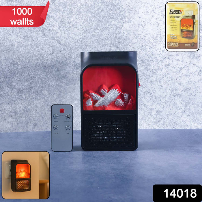 Portable Electric Fireplace lamp LED Flame Heater (1000w / 1 Pc) by Your Brand
