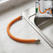 Flexible tap extender pipe