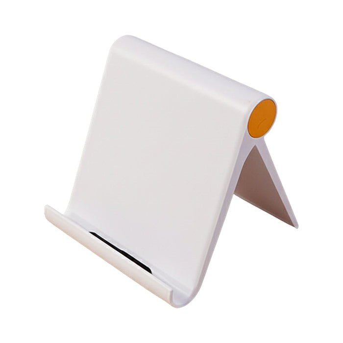 Plastic Foldable Desktop Mobile Stand (1 Pc / White) by Your Brand