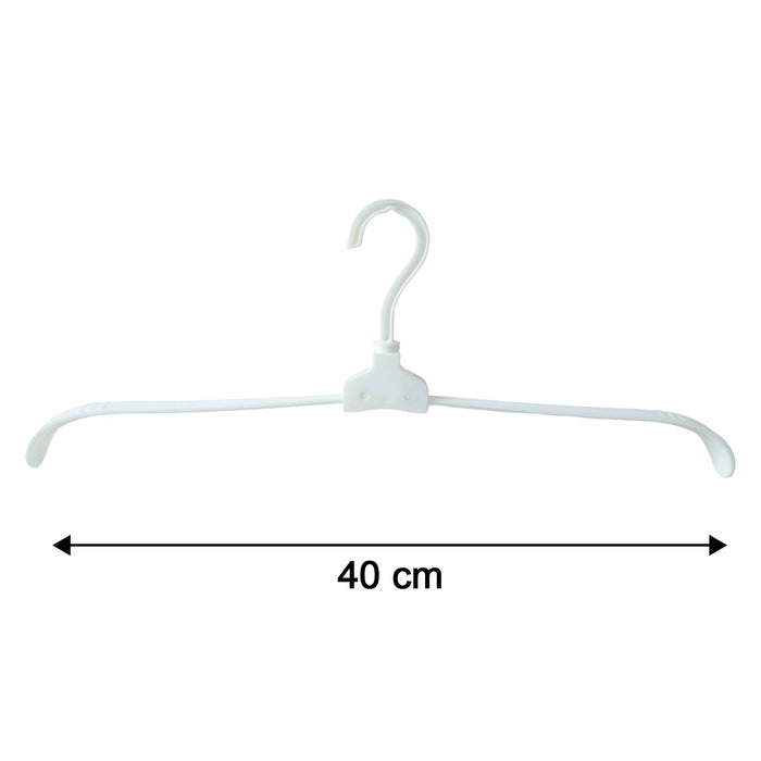 collapsible plastic clothes hanger