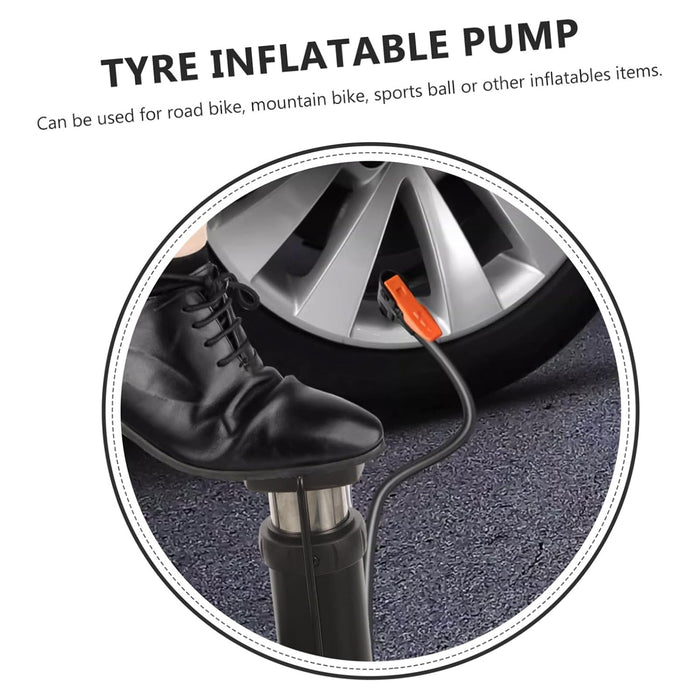 Portable High Pressure Foot Air Pump with Needle (1 Pc) by Your Brand