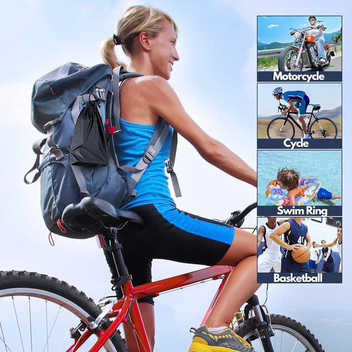 Portable High Pressure Foot Air Pump with Needle (1 Pc) by Your Brand