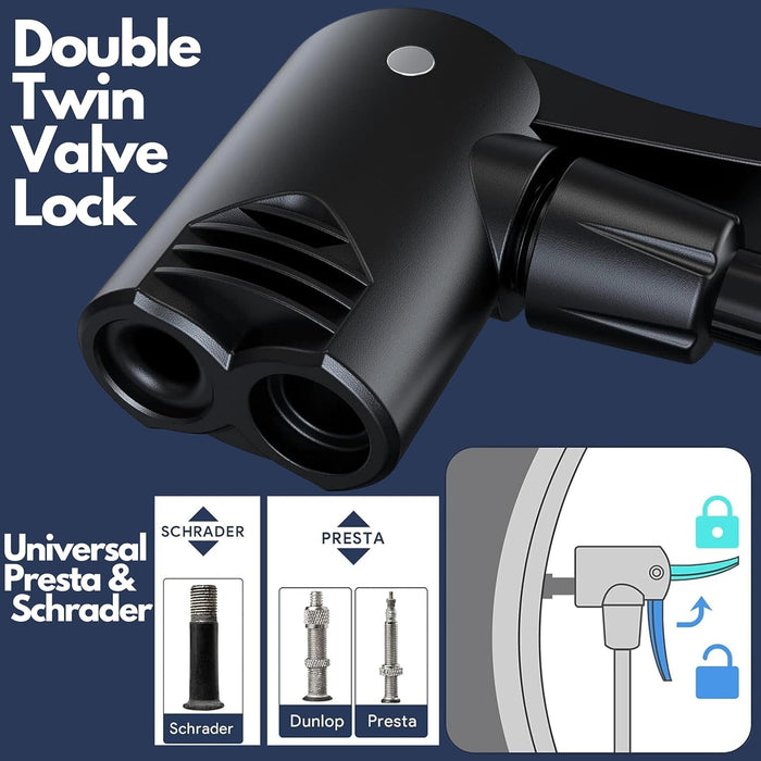 Portable High Pressure Foot Air Pump with Needle (1 Pc) by Your Brand