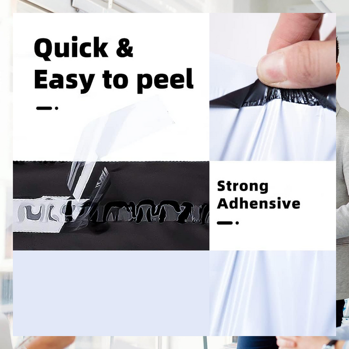 Tamper Proof Courier Bags(09X12 PLAIN 180 POD M1) - 100 pcs by Your Brand