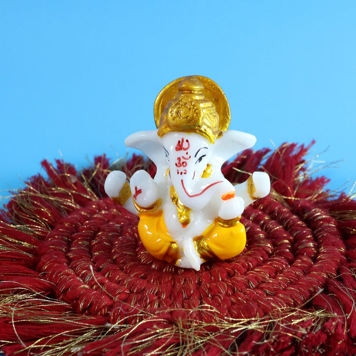 Divine Lord Ganesha Decorative Idol (1 Pc) by Your Brand