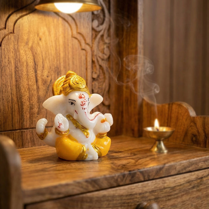 Divine Lord Ganesha Decorative Idol (1 Pc) by Your Brand