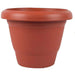 Garden Heavy Plastic Planter Pot / Gamla (Brown, Pack of 1) by Your Brand