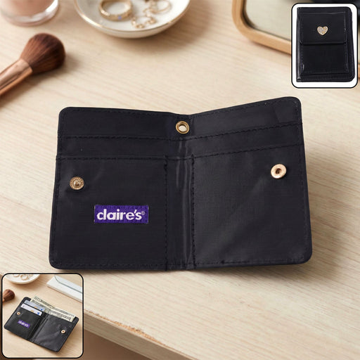 Compact Snap Button Card Holder Wallet (1 Pc) by Your Brand