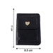 Compact Snap Button Card Holder Wallet (1 Pc) by Your Brand