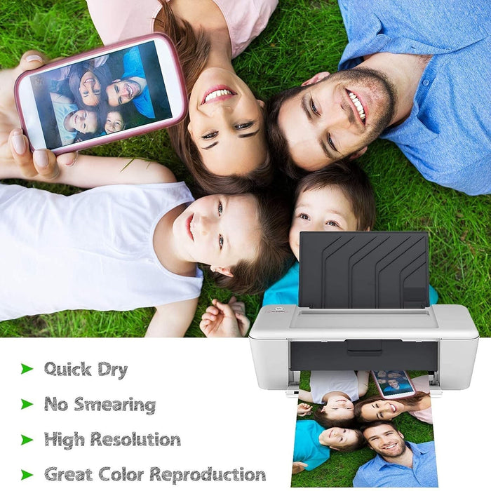 A4 Size High Glossy Photo Paper Sheets (A4 Size 20 Sheets) by Your Brand