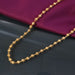 Elegant Gold-Tone Beaded Necklace Chain for Women (1 Pc) by Your Brand