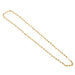 Elegant Gold-Tone Beaded Necklace Chain for Women (1 Pc) by Your Brand
