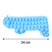 Cartoon Crocodile Shape Pop It Pencil Pouch (1 Pc) by Your Brand