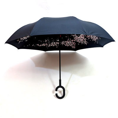 Printed Travel Windproof Umbrella (Reverse Umbrella) by Your Brand