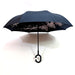 Printed Travel Windproof Umbrella (Reverse Umbrella) by Your Brand