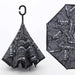 Printed Travel Windproof Umbrella (Reverse Umbrella) by Your Brand