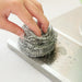 Round Shape Stainless Steel Ball Scrubber by Your Brand
