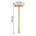 Multi Purpose 5-in-1 Small Hammer Tool with Interchangeable Screwdriver by Your Brand