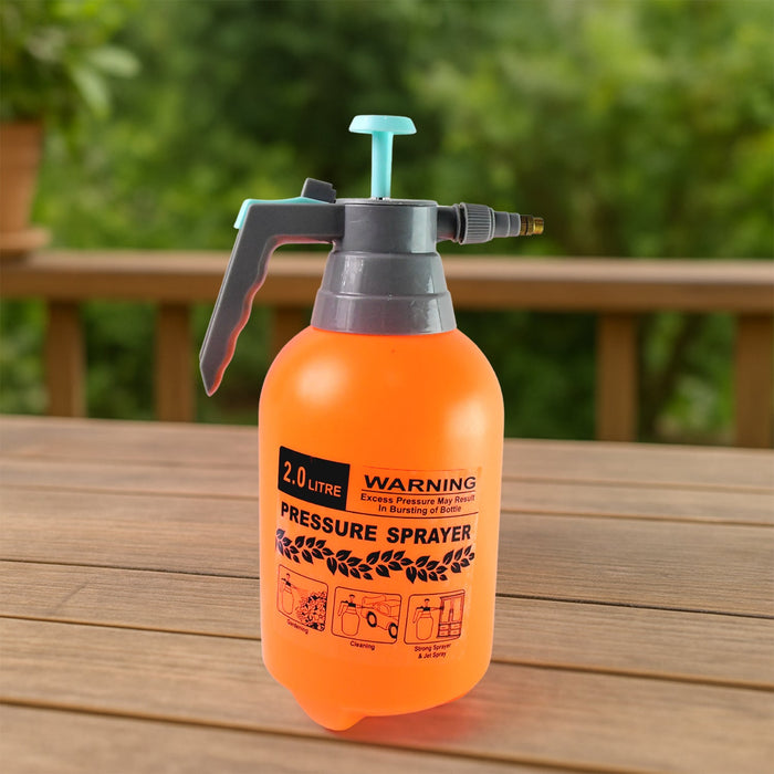 Water Sprayer Hand-held Pump Pressure Garden Sprayer - 2 L (Mix Color) by Your Brand