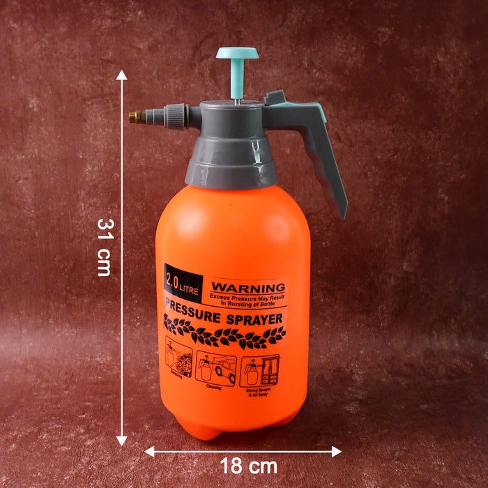 Water Sprayer Hand-held Pump Pressure Garden Sprayer - 2 L (Mix Color) by Your Brand
