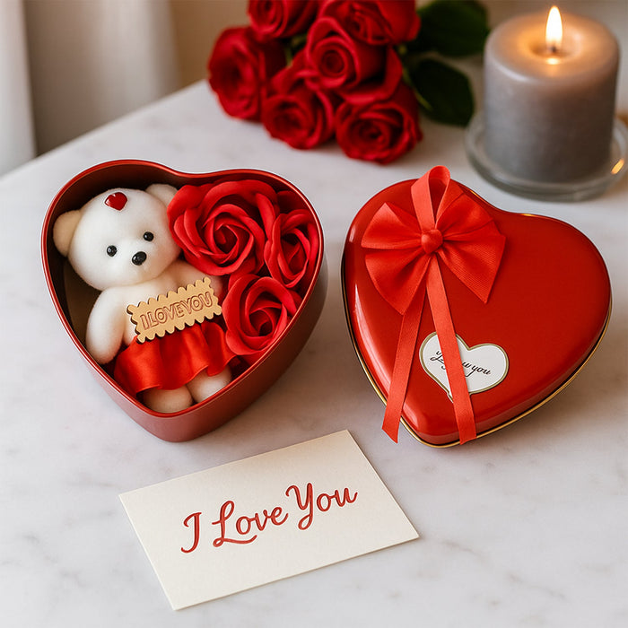 Decorative Gift For Occasions Llike Valentine day (heart shape gift Box) by Your Brand