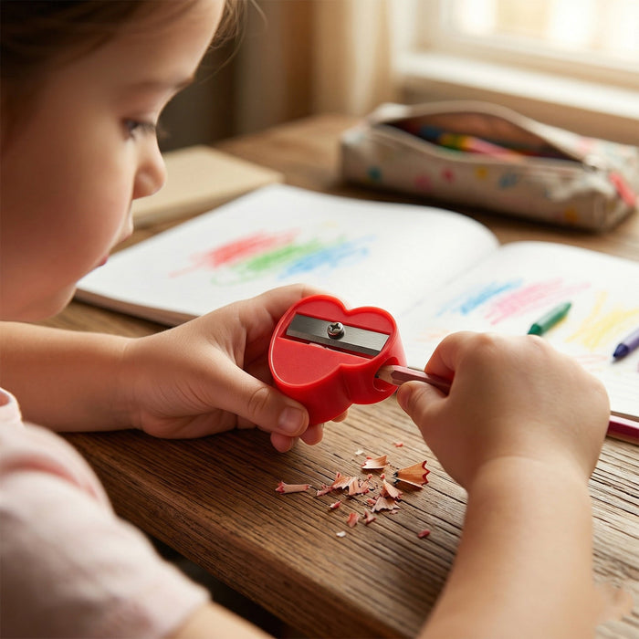 Heart Shape Pencil Sharpener (28 Pc Set) by Your Brand