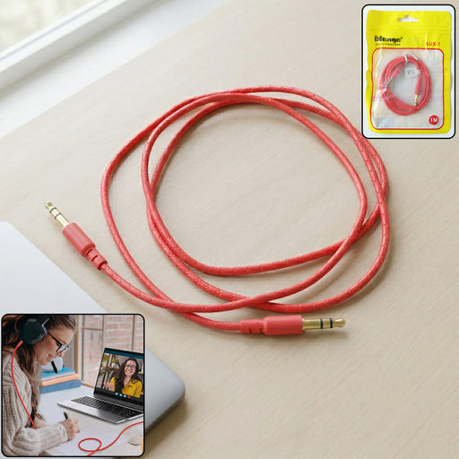 3.5mm AUX Audio Cable (1 Pc, 1 Meter) by Your Brand