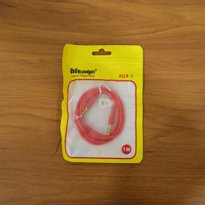 3.5mm AUX Audio Cable (1 Pc, 1 Meter) by Your Brand