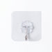 Adhesive Transparent Floral Wall Hook 