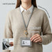 Premium ID Card Holder with Adjustable Neck Strap (1 Pc) by Your Brand